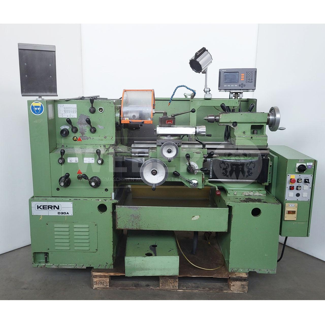 Kern D 20 A Leit- und Zugspindeldrehmaschine