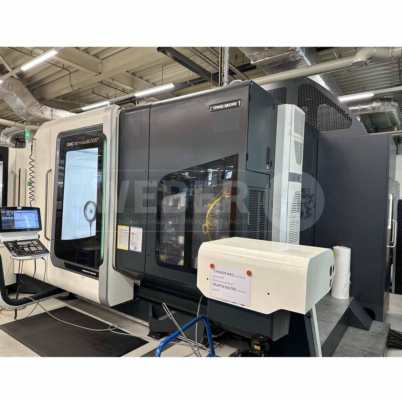 DMG Mori DMC 80H duoBlock Horizontal-Bearbeitungszentrum