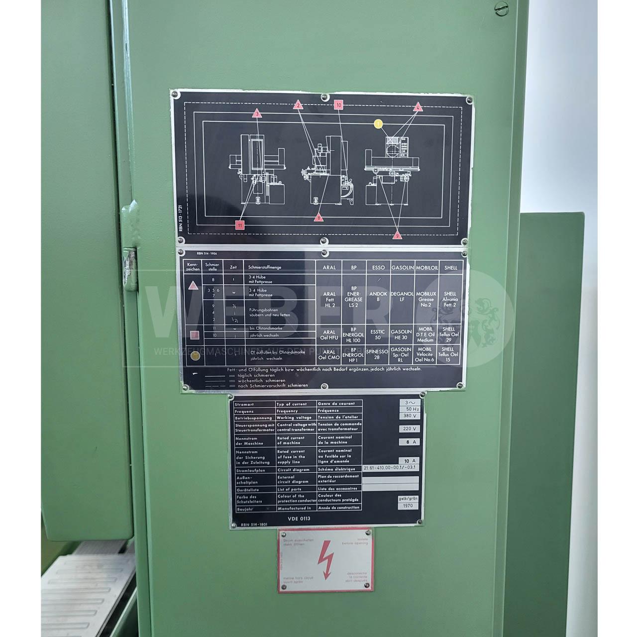 Blohm 204 A Flachschleifmaschine