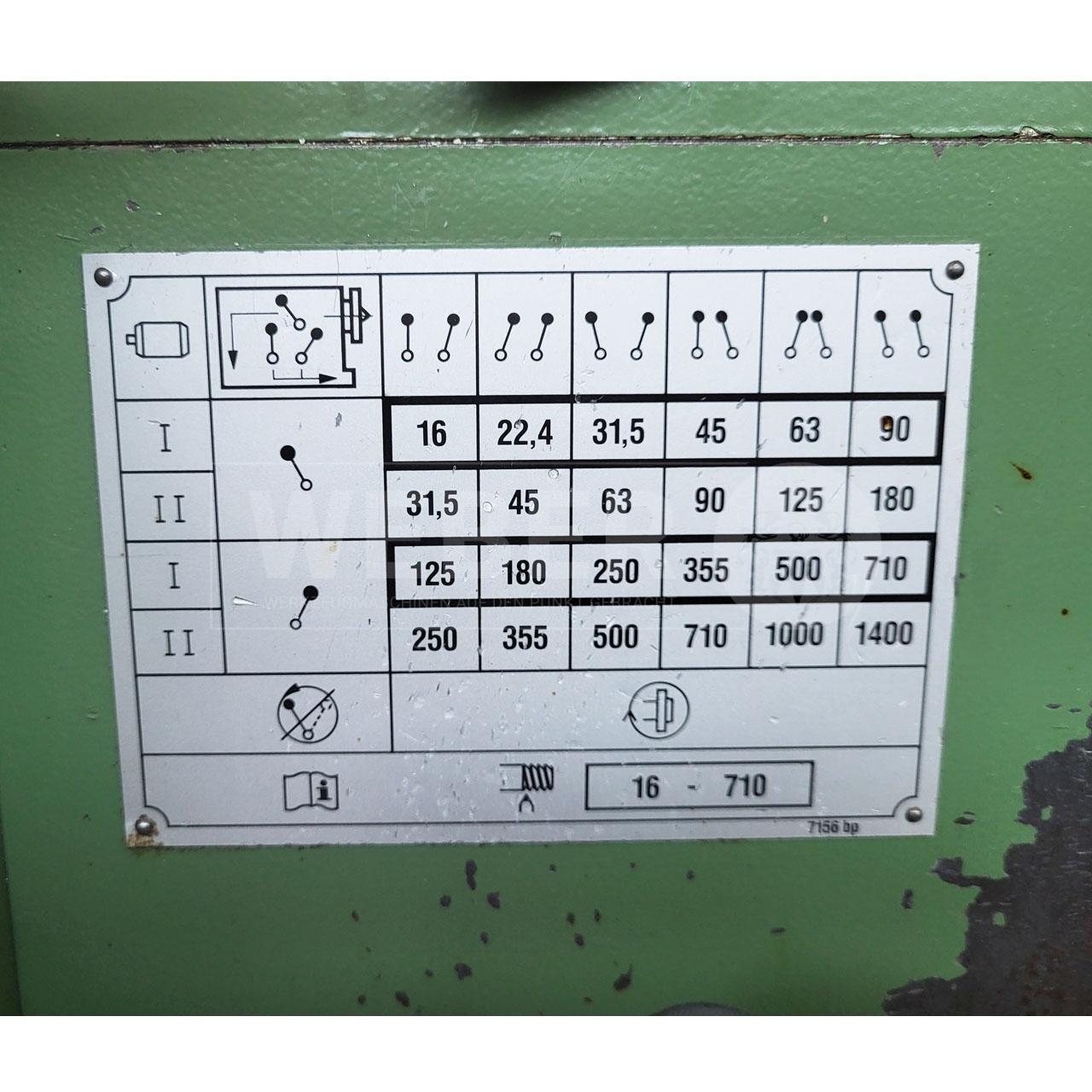 Kern D 20 A Leit- und Zugspindeldrehmaschine